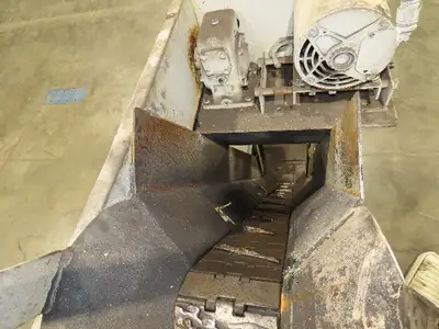 Spectrum Automation 0345HD Steel Hopper Parts Feeder Floorbin Elevator Conveyor