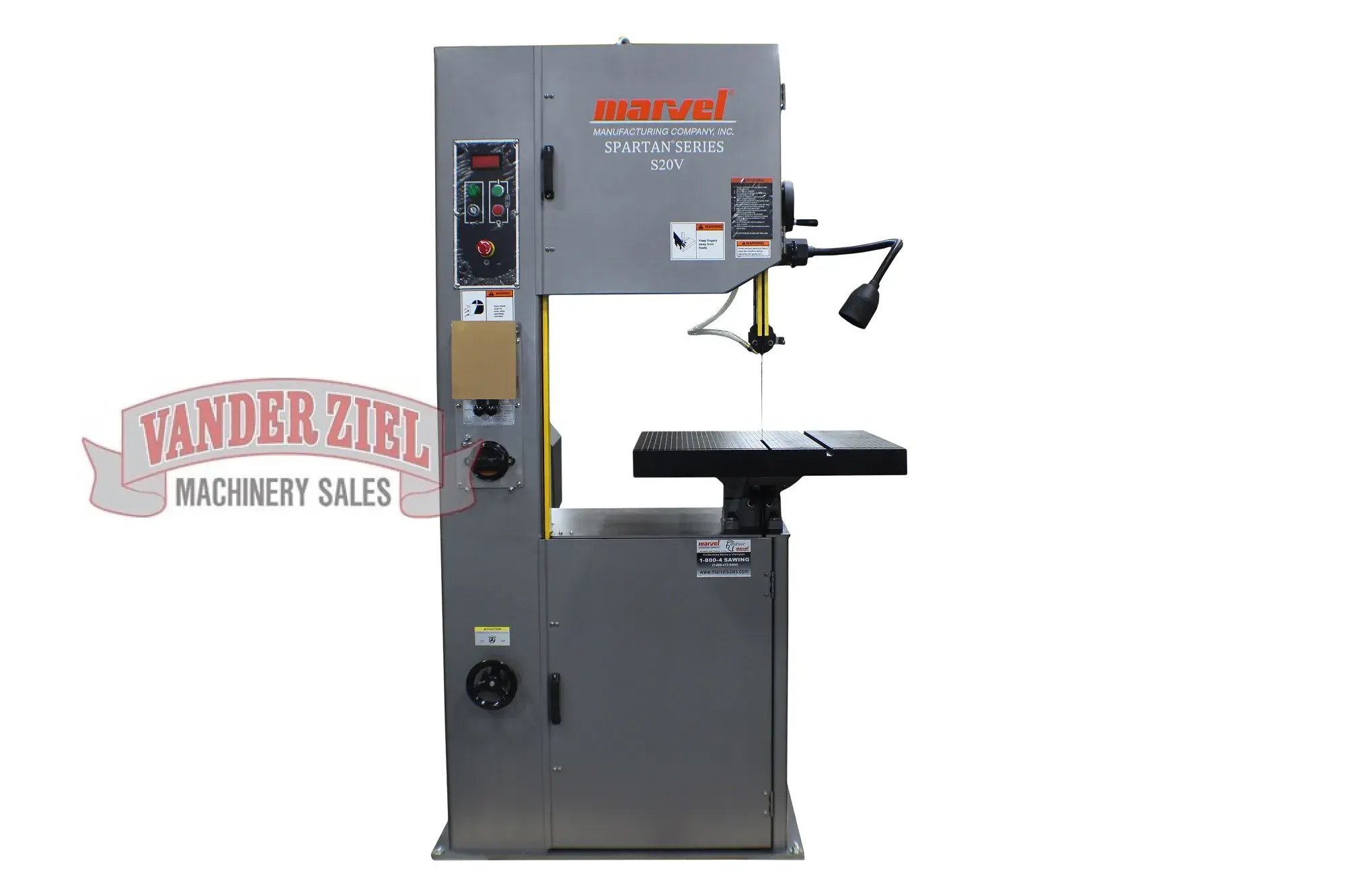 New | in-Stock MARVEL MANUFACTURING S20V Vertical Band Saws Michigan US | Vander Ziel Machinery Sales #482432