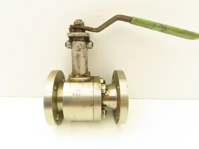 Habonim 1-1/2" Class 150 Flanged 2pc Stainless Ball Valve 275psi 316SS/CF8M