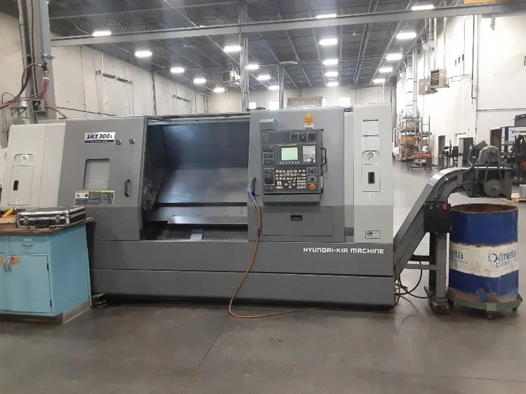 Used 2009 HYUNDAI SKT 300L CNC Lathes Alberta CA | Lamarche Machinery Inc #1461356
