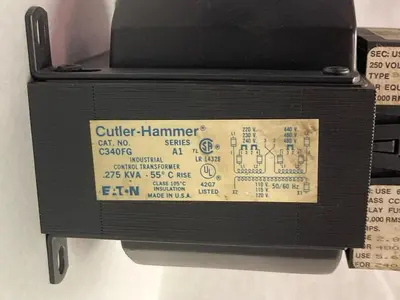Used CUTLER-HAMMER C340FG Transformers Ohio US | Surplus Asset Holdings #1547707