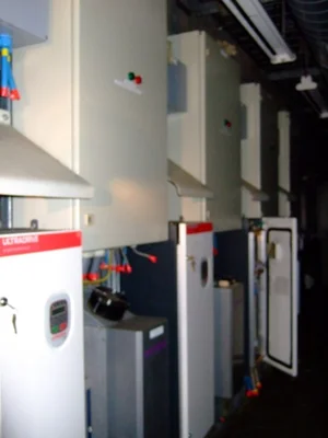 (5) Sharples T-1600 perforate basket centrifuges, 304SS.