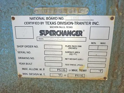 USED 1991 TRANTER UX-416-UP-419