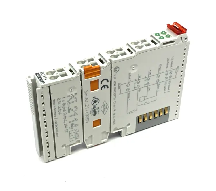 New | in-Stock Beckhoff 4-Channel Digital Output Bus Terminal, 24VDC 0.5A PLC Input & Output Michigan US | Maverick Industrial Sales #1401674