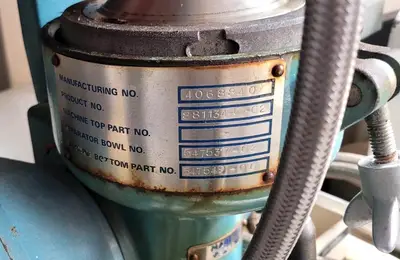 Alfa-Laval MAB 102B-14-60 oil purifier, SS bowl.