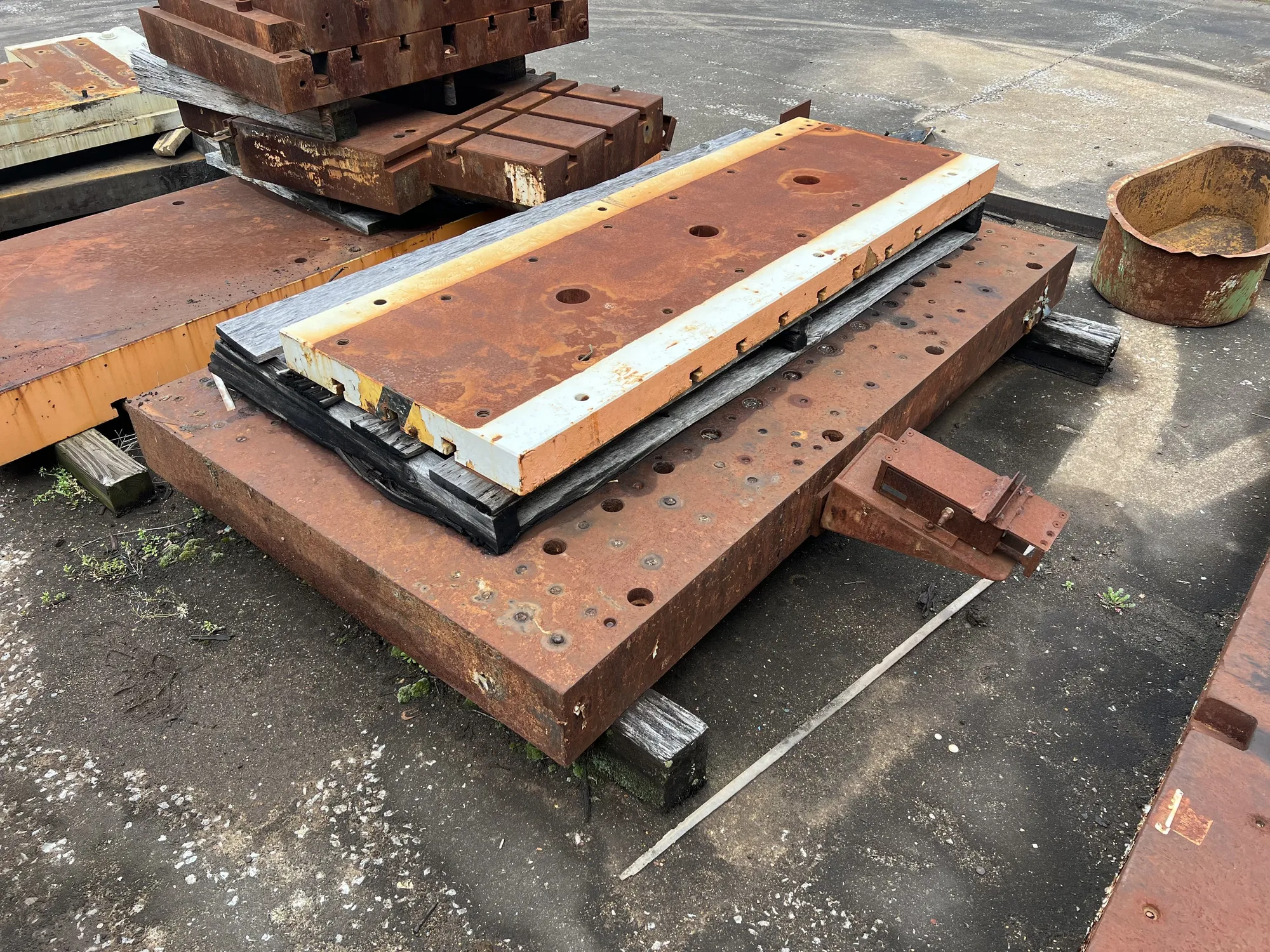 BOLSTER PLATE 84" X 48" X 6-1/2" , STOCK# 12463J