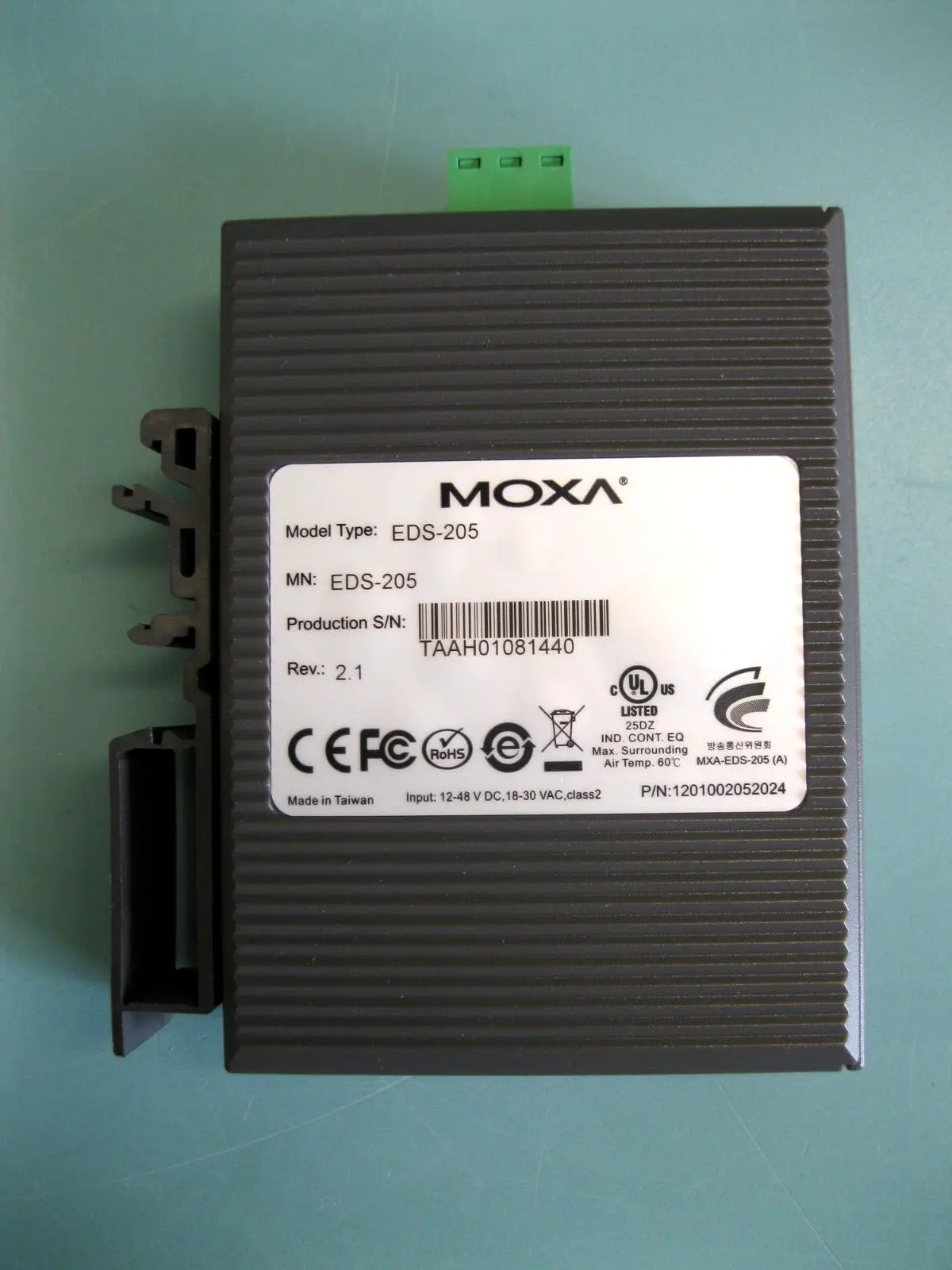 Used MOXA EDS-205 Automation Control (HMI) New Hampshire US | Bitter End Trading #1471304