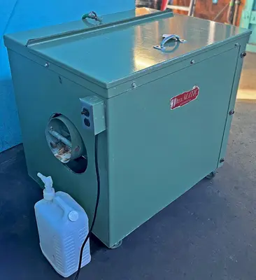 ULTRAMATIC 3 CUBIC FOOT VIBRATORY FINISHER, PORTABURR3