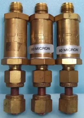 QTY. 3. NUPRO 60 MICRON BRASS FILTER CARTRIDGE....