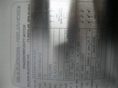 USED Fristam FPR3551-240