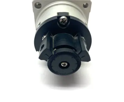 USED SMC DOUBLE VANE ROTARY TABLE CYLINDER 90-DEGREE SIZE 20