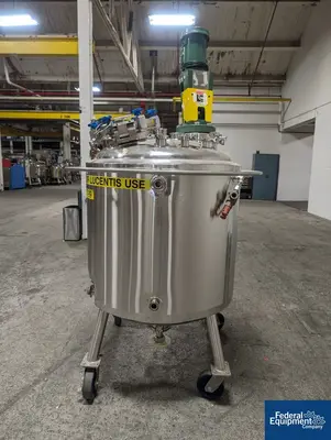 USED Bulling Metal Works 400 Liter Bulling Metal Works Reactor, 316L S/S, 45/120#