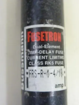 USED FUSETRON FRS-R-1-4/10