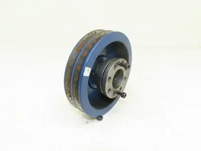Miki Pulley NBK6A2 2-Groove V-Belt Pulley Sheave 6" OD Tapered 35mm Bushing