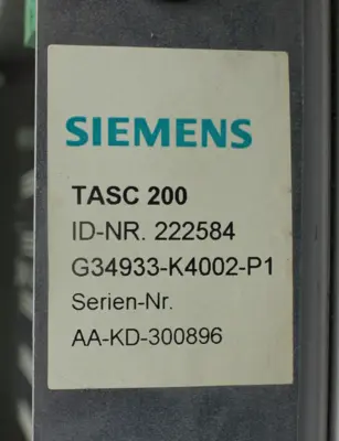 USED SIEMENS G34933-K4002-P1