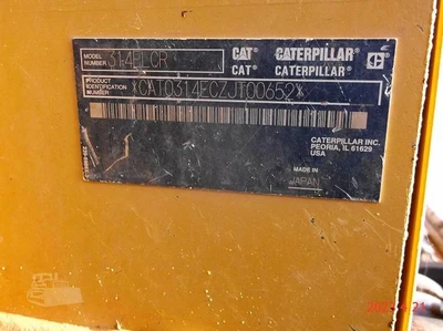 Used 2014 CATERPILLAR 314E LCR Crawler Excavators New York US | Beck Equipment #1509255