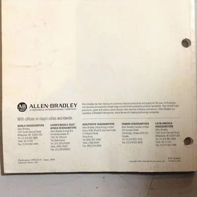 USED ALLEN BRADLEY 1370-5.0.8
