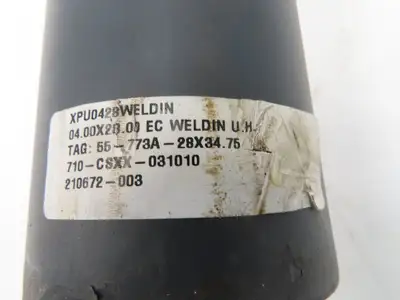 4"Dia x 28" Crowned Pulley for Belt Conveyor 1-13/16" Welded Shaft XPU0428WELDIN