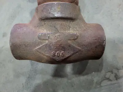 1" Class 800 Gate Valve (w/o Handle)