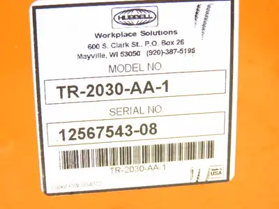 Hubbell TR-2030-AA-1 Retriever Reel Cable Tool Balancer 3lb 30'