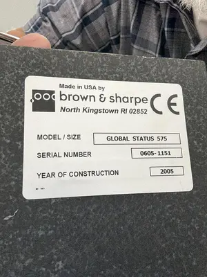 2005 Brown & Sharpe Mdl. Global Status 575