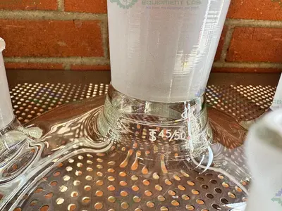 Used CHEMGLASS 10L REACTION VESSEL 5 NECK LID 200MM, 45/50 CENTER NECK 4-24/40 NECKS Glassware - Other California US | Equipment Lab #1411867