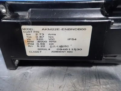 Used KOLLMORGEN AKM22EENBNDB00 Servo Motors | HGR 24 #730898