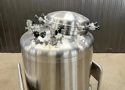 Used 158 Gallon Tank (Vessel), 316L Stainless Steel