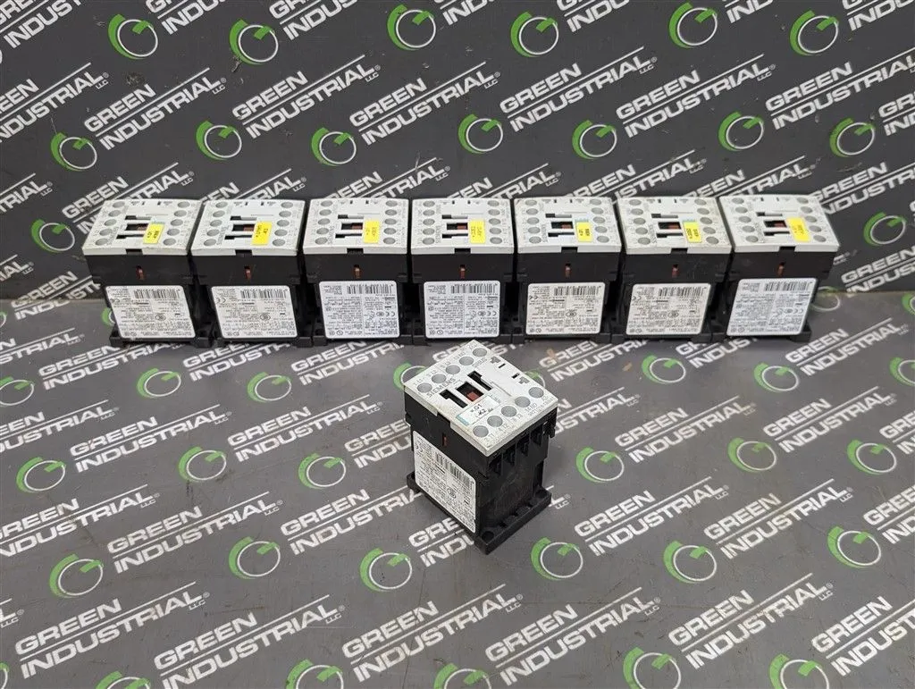 Lot of 8 Siemens 3RT1016-1BB41 SIRIUS Contactor Relays 9A Used