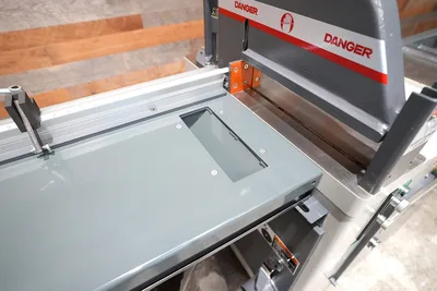 DEMO 2025 (GEN 3) Northtech NT-UCS18L Upcut Saw W/Infeed/Outfeed Tables