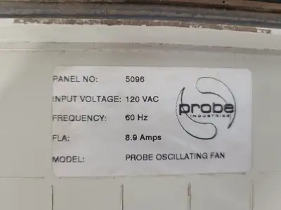 8.9 Amp Control Panel for Panoramic Oscillating Fan