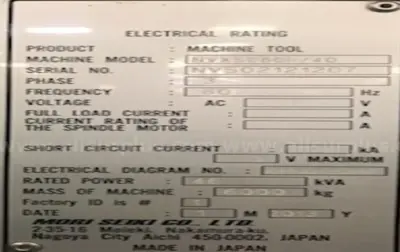 2014 MORI SEIKI NVX 5060/40 Vertical Machining Centers | Machine Tool Emporium (6)