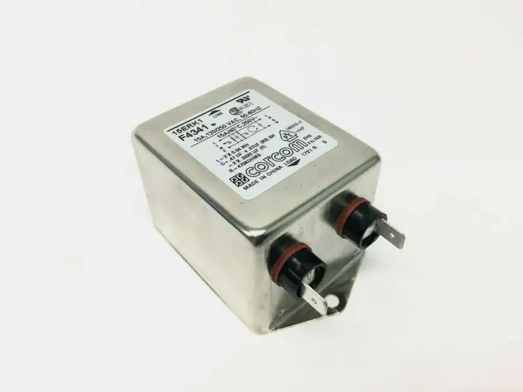 Used Corcom Power Line Filter 15A, 120/250 VAC, 50-60 Hz Misc Electrical & Power Parts Michigan US | Maverick Industrial Sales #1401721