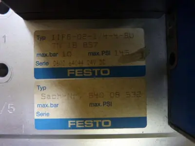 USED FESTO IFB8-02