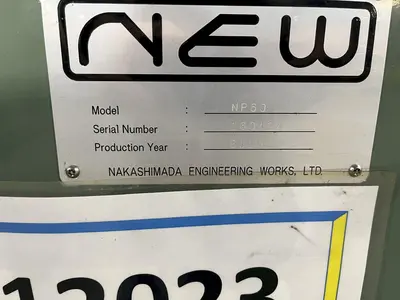 USED 2016 NAKASHIMADA NP-60