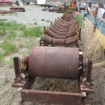 24in Wide x 46.5ft Long Channel Conveyor