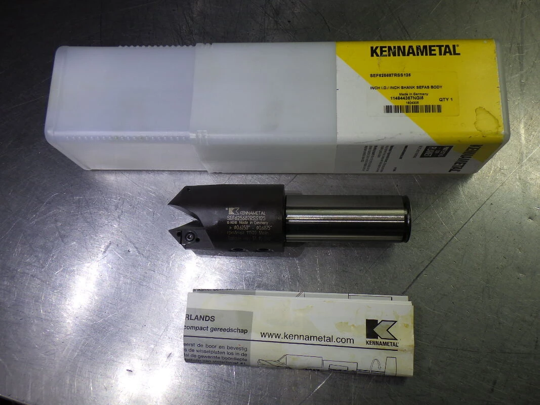 Kennametal .625-.6875" Chamfer Drill Adapter 1.25" Shank SEF625687RSS125 (LOC425)