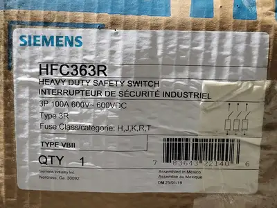 NEW SIEMENS HFC363R