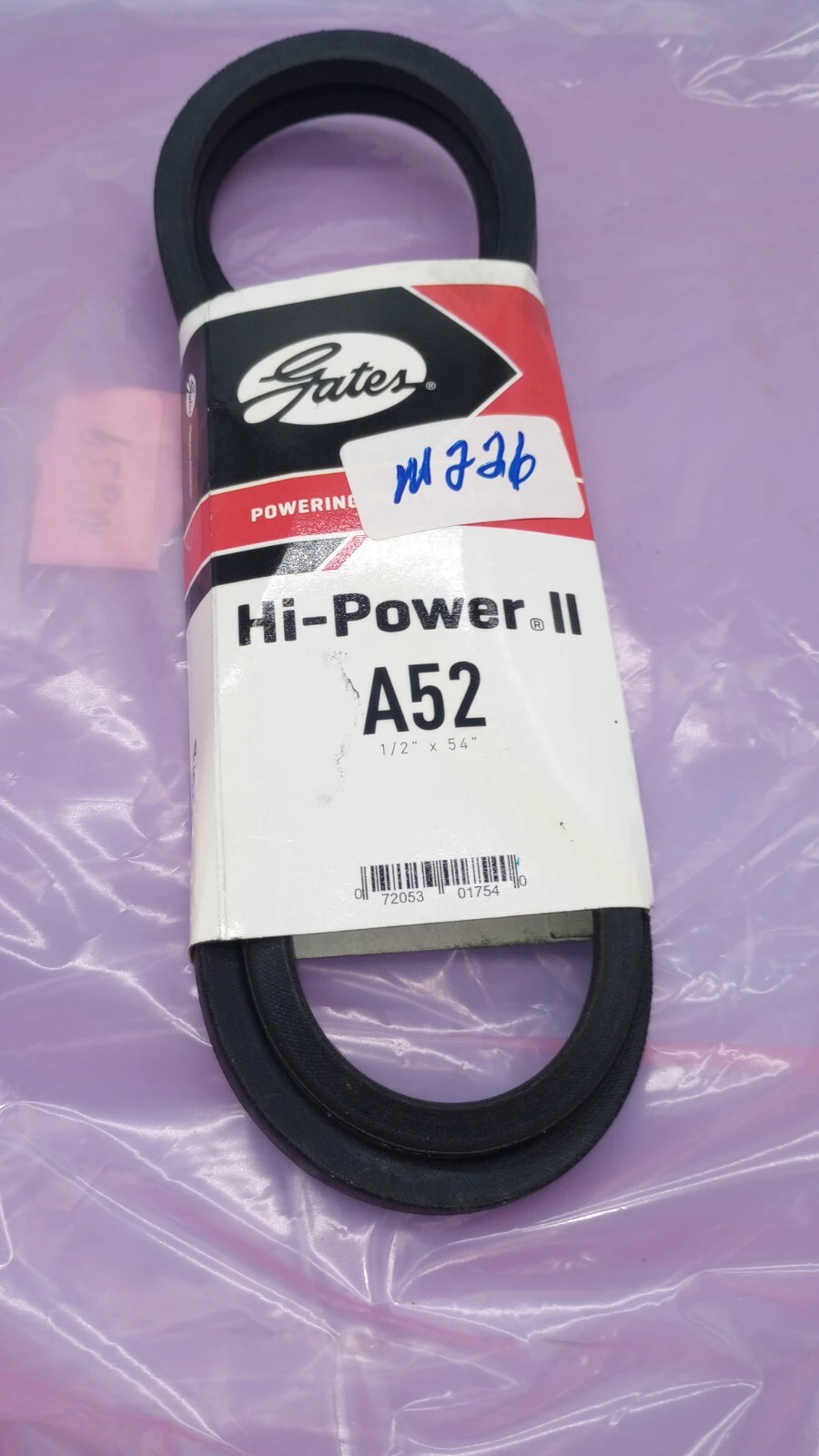 NEW Gates HI POWER II 1/2"X 54" A52