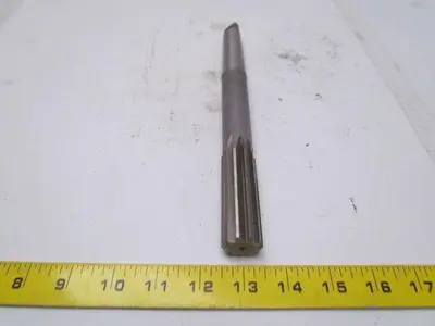 Alvord Polk Chucking reamer tapered shank No.3 10-1/2" OAL .9843" OD RH
