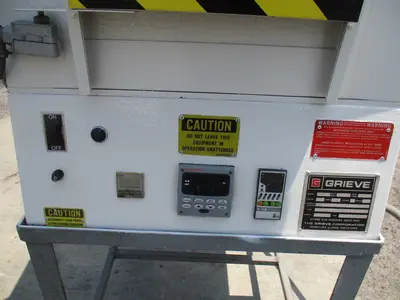 12" width x 18" H x 8" D Grieve #BMPC-12188, electric box furnace, 2300° F.
