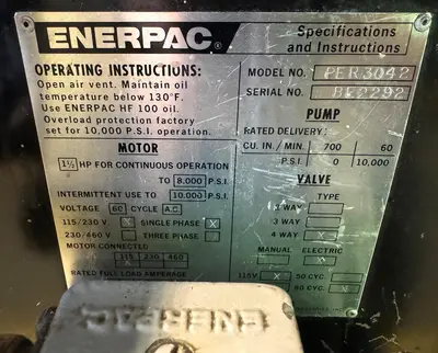USED ENERPAC PER3042