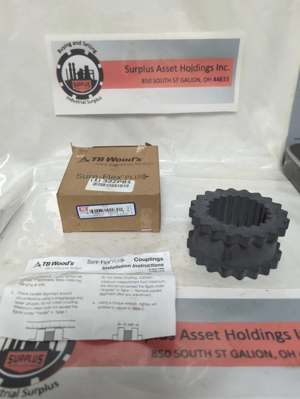 New | in-Stock TB WOOD'S 6JN Industrial Controls Ohio US | Surplus Asset Holdings #1507103