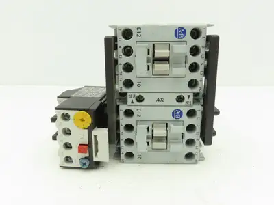 Allen Bradley 100-C12*10 Reversing Motor Starter Overload 120V Coil 104C12D22