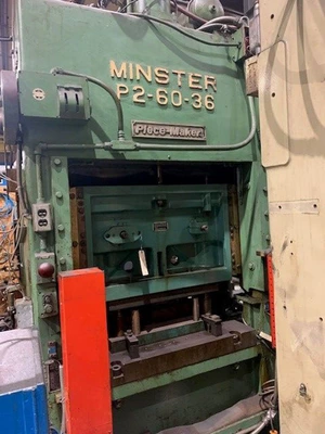 MINSTER P2-60-36 Presses, Straight Side, Double Crank (Single Action) | PressTrader Limited (1)