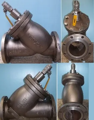 QTY. 1. KECKLEY SSA-7 FLANGED STAINLESS STEEL "Y" ...