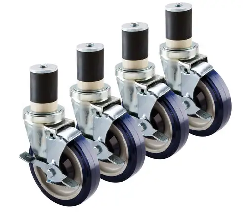 1-5/8 Work Table Caster 5" W/Top Lock Brake Polyurethane