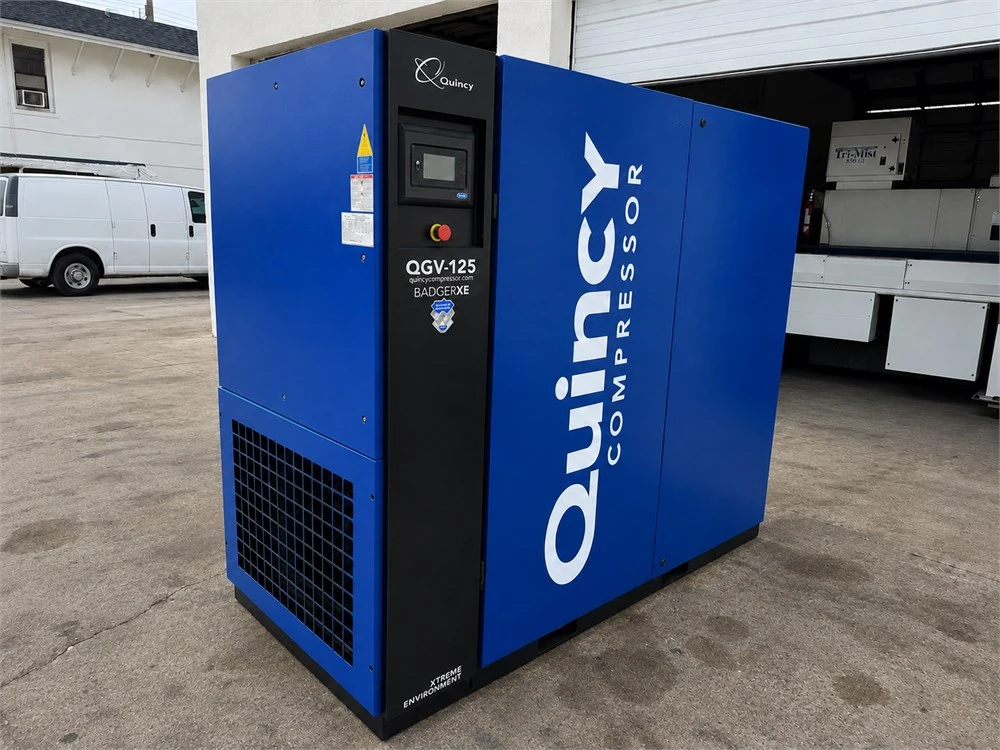 Used QUINCY QGV-125 Rotary Screw & Sliding Vane Air Compressors Florida US | MachineryMax #1332469