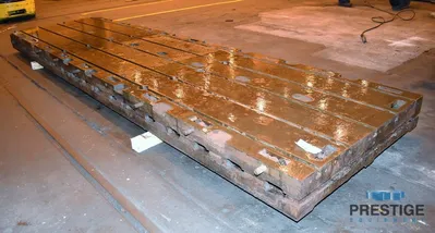 Floor Plate, T-Slotted 60" x 218.75" x 10" Cast Iron
