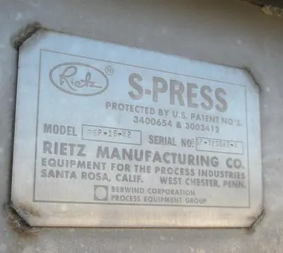 USED RIETZ RSP 16-K2